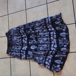 Boho crinkle skirt